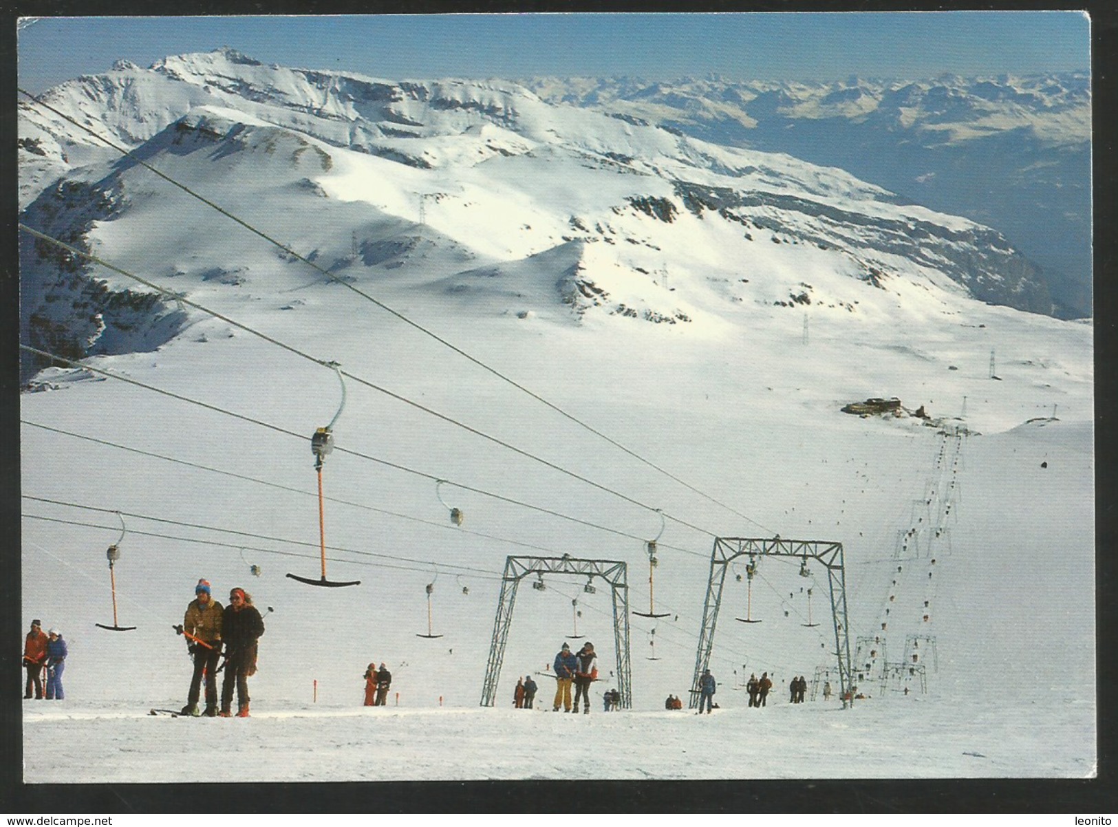 FLIMS LAAX GR Sommer Skigebiet Crap Sogn Gion VORAB 3000 1979 - Laax