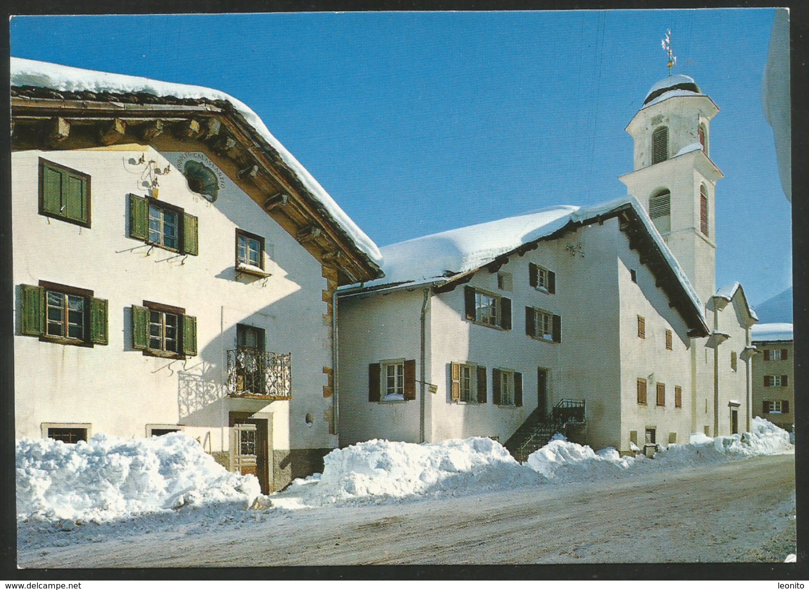 BIVIO GR Albula Julierpass Dorfpartie - Bivio