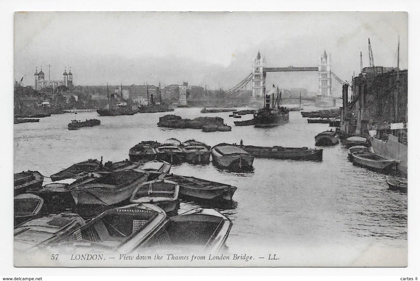 DC 912 - LONDON - View Down The Thames From London Bridge.. - LL 57 - River Thames