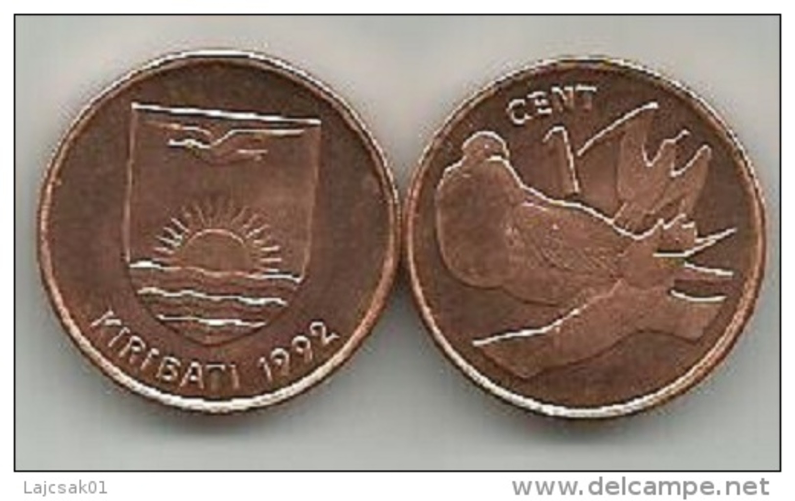 Kiribati 1 Cent 1992. UNC KM#1a - Kiribati