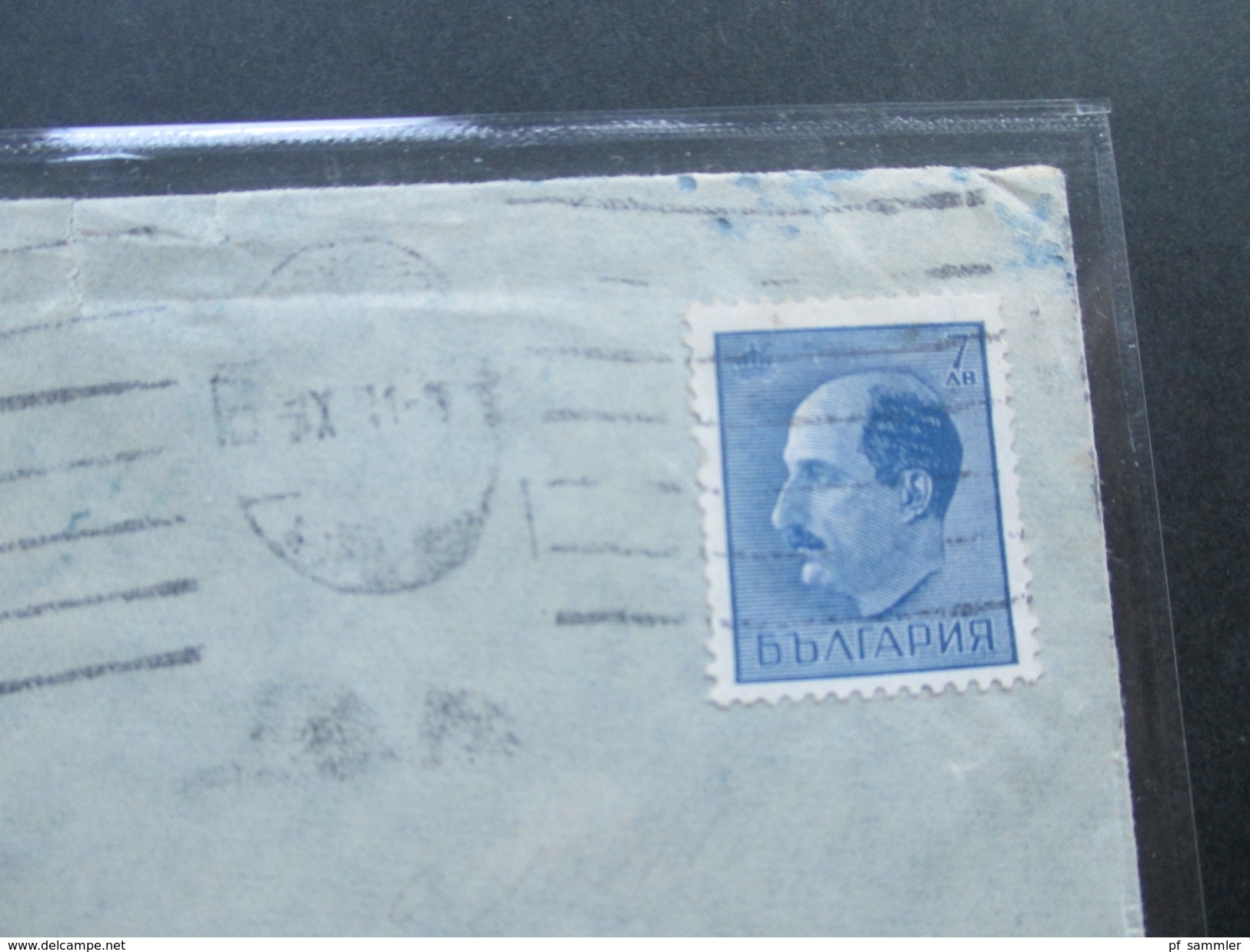 Bulgarien 1942 Zensurpost / Mehrfachzensur. Sofia - Cilli / Celje Slowenien Untersteiermark. Grüner Zensurstempel - Cartas & Documentos