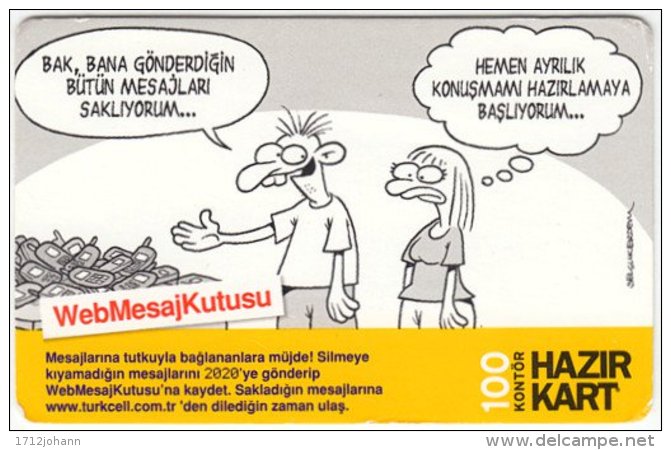 TURKEY A-242 Prepaid HazirKart - Cartoon - Used - Türkei