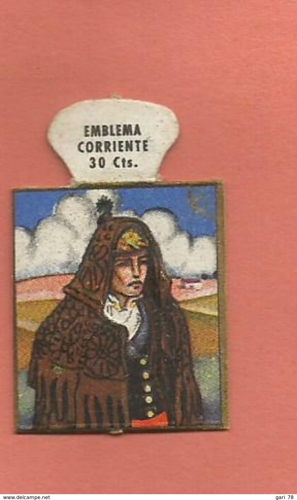 EMBLEMA CORRIENTE 30 Cts Série H (N° 16) ZAMORA Mozo De Carbales - Autres & Non Classés