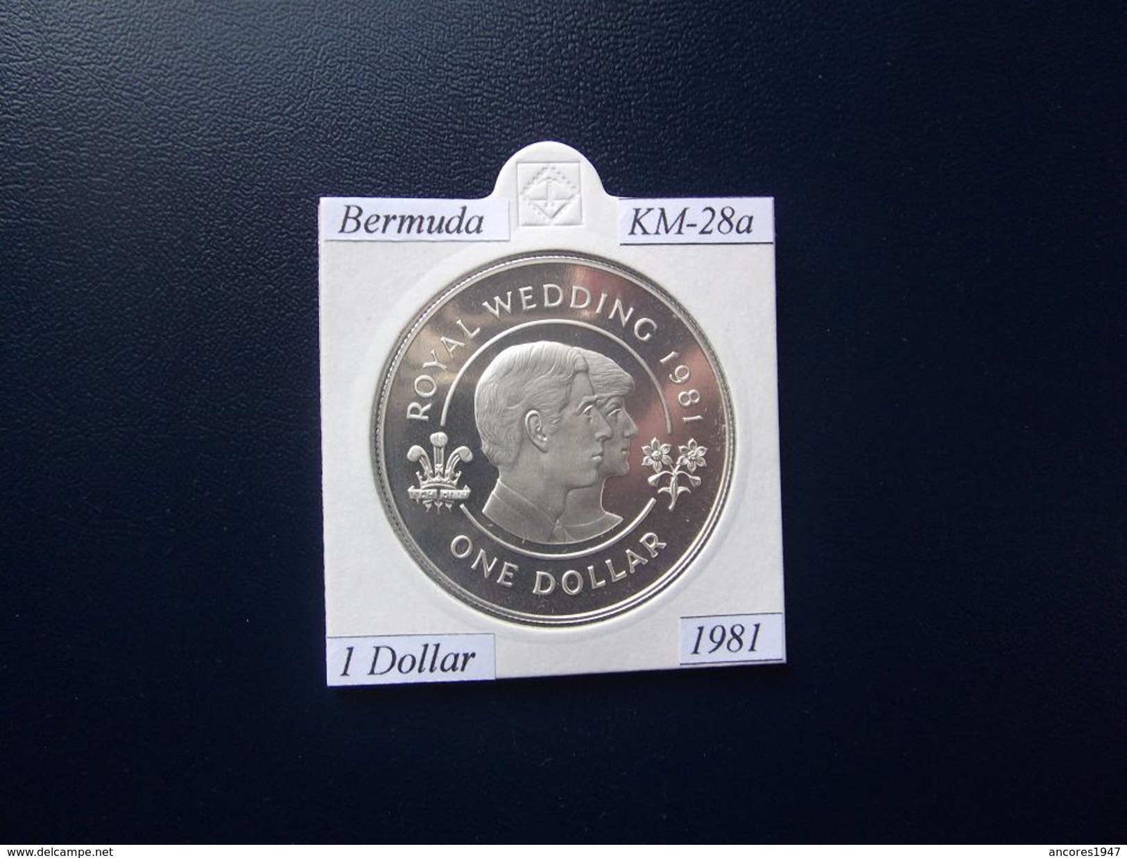 BERMUDA 1984, 1 DOLLAR, KM-28a, SILVER, PROOF-SC - Bermuda