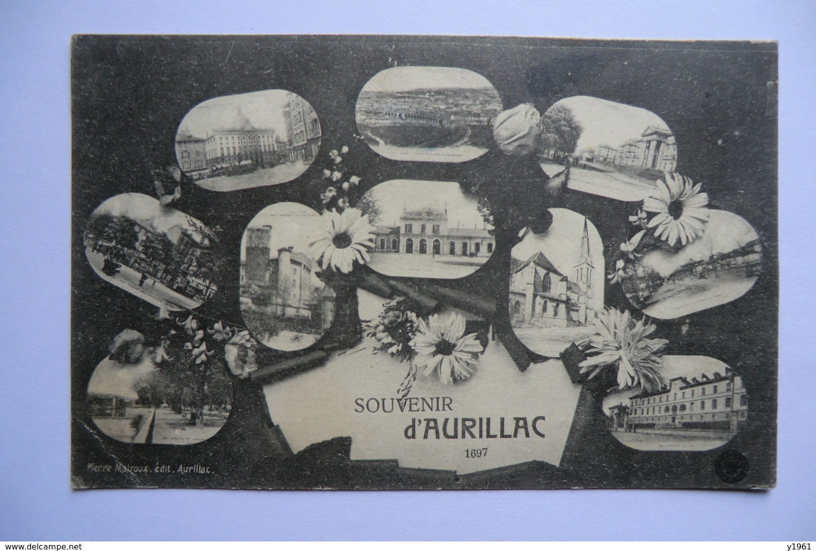 CPA 15 CANTAL AURILLAC. Souvenir D Aurillac. - Aurillac