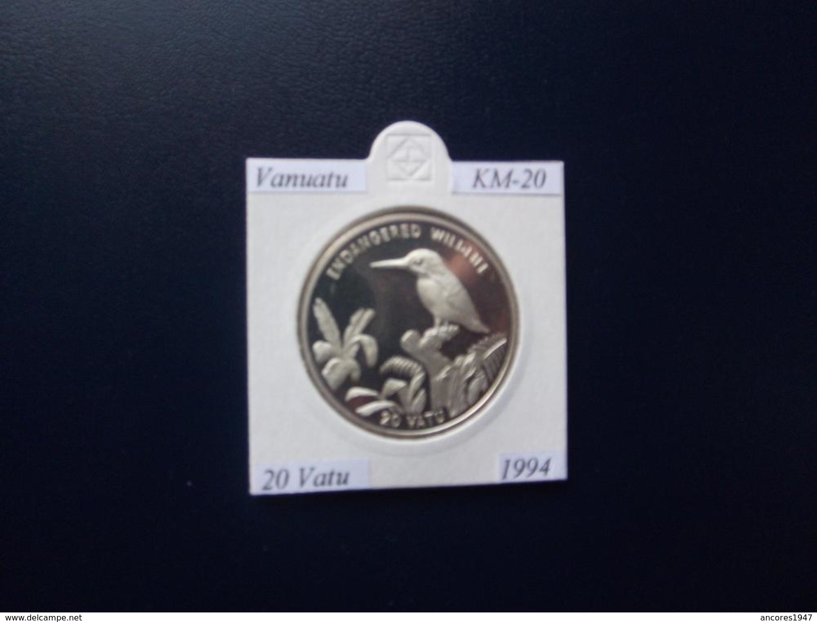 VANUATU 1994, 20 VATU, KM-20,SILVER, PROOF-SC - Vanuatu