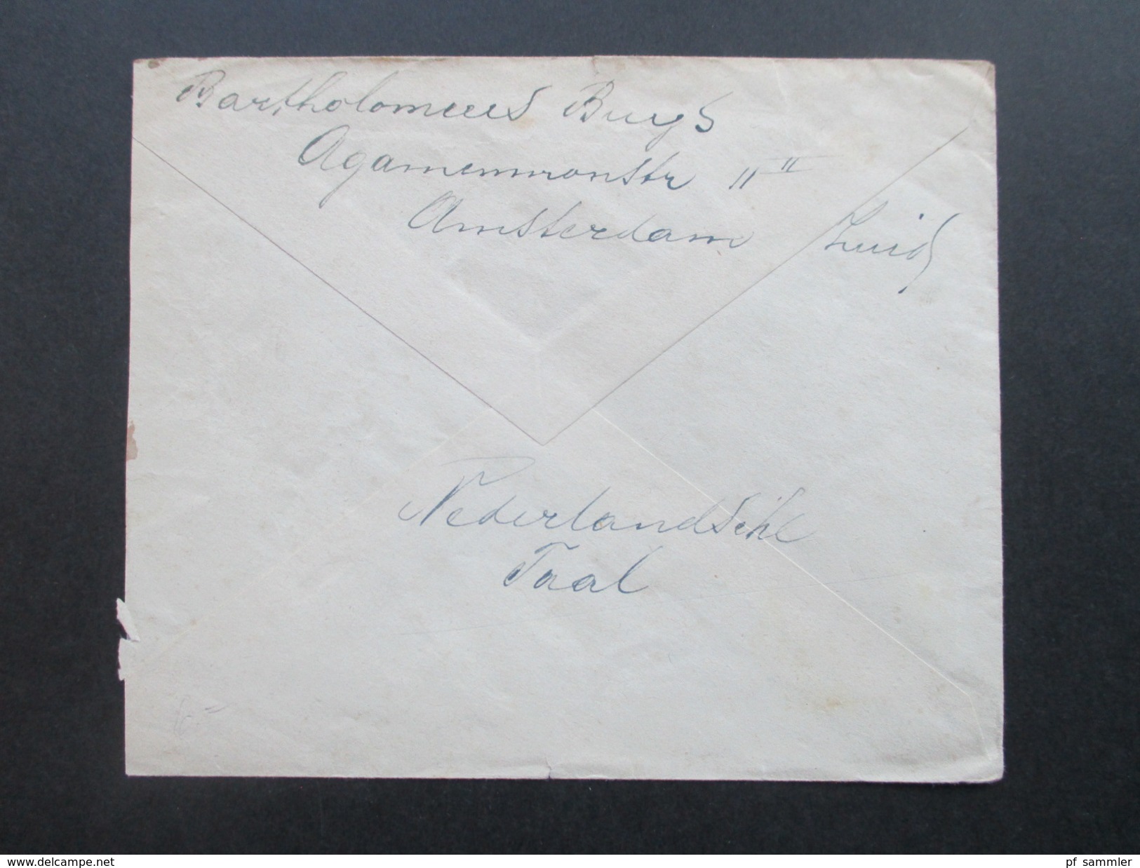 Niederlande Zensurpost Nach Deutschland, Dessau. Zensurstempel: A.C. / 515. Interessant?? - Lettres & Documents