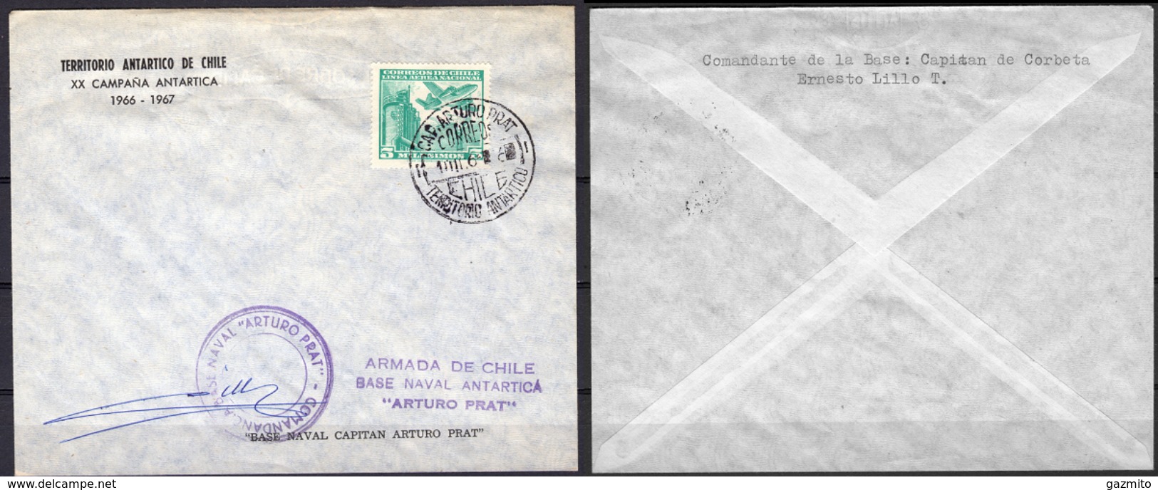 Cile 1966, Antartic Base Arturo Prat, Polar Cover - Programas De Investigación