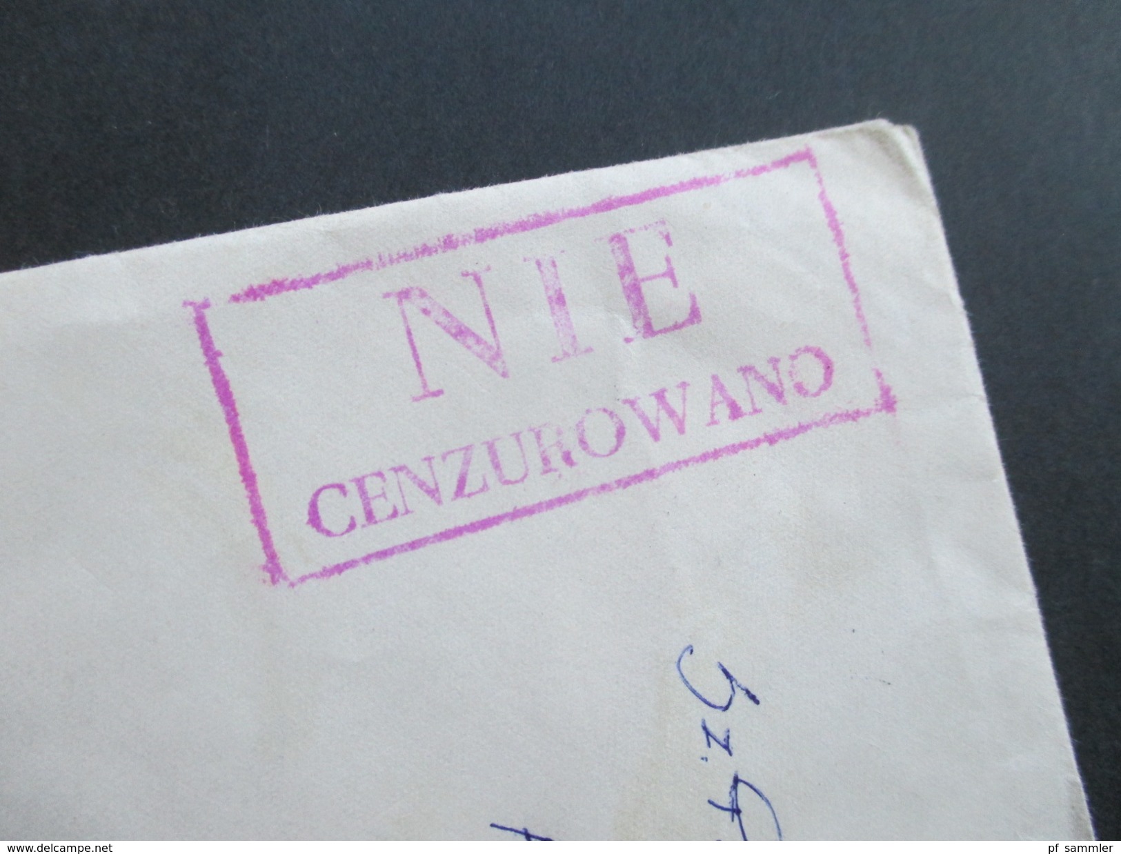 Polen 1982 Zensurpost / Kalter Krieg / Postkrieg ?! In Die BRD / Bahnpost. Zensurstempel: NIE Cenzurowano. Luftpost - Storia Postale