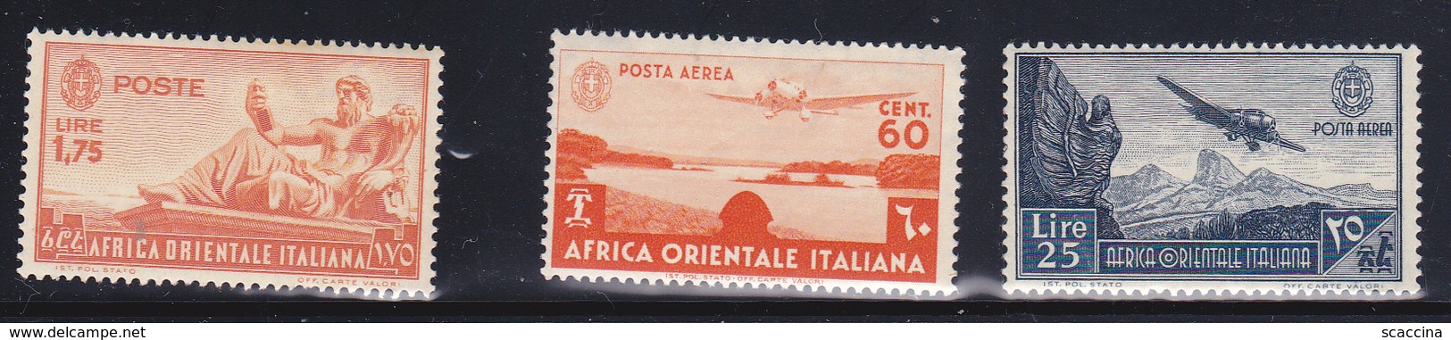 Italia > . Colonie Africa Orientale Italiana  3 Val. MNH ** - Africa Orientale Italiana