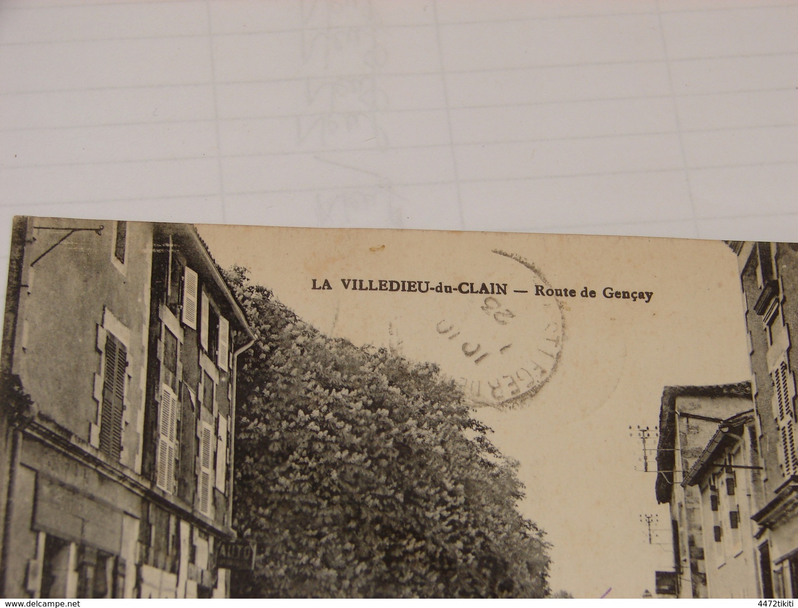 C.P.A.- La Villedieu Du Clain (86) - Route De Gençay - 1923 - SUP (L38) - La Villedieu Du Clain
