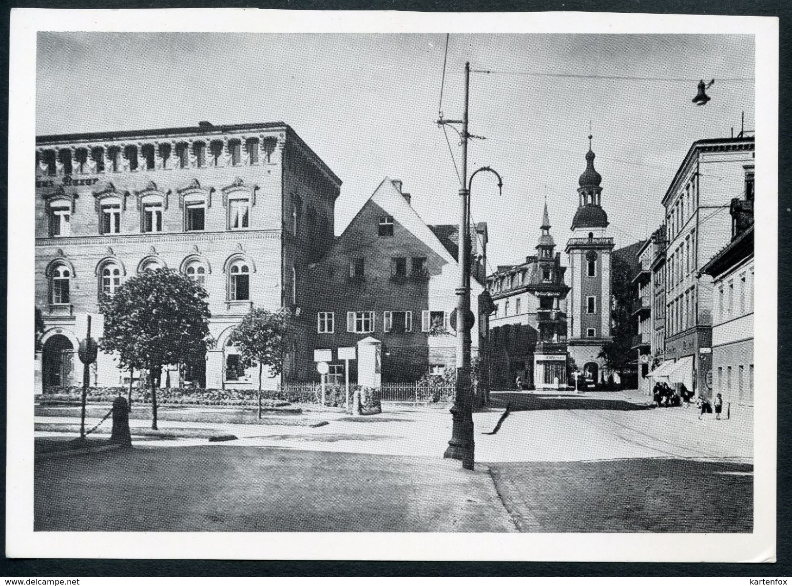 Bad Warmbrunn, Schloßstraße, Cieplice Sl&#x105;skie-Zdroj Jelenia Gora, Niederschlesien, Foto Schöning - Schlesien