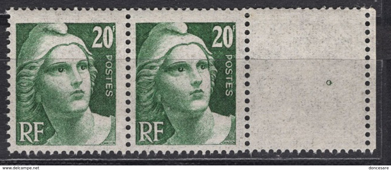 FRANCE 1945 - PAIRE Y.T. N° 728  -  NEUFS** /Y159 - Unused Stamps