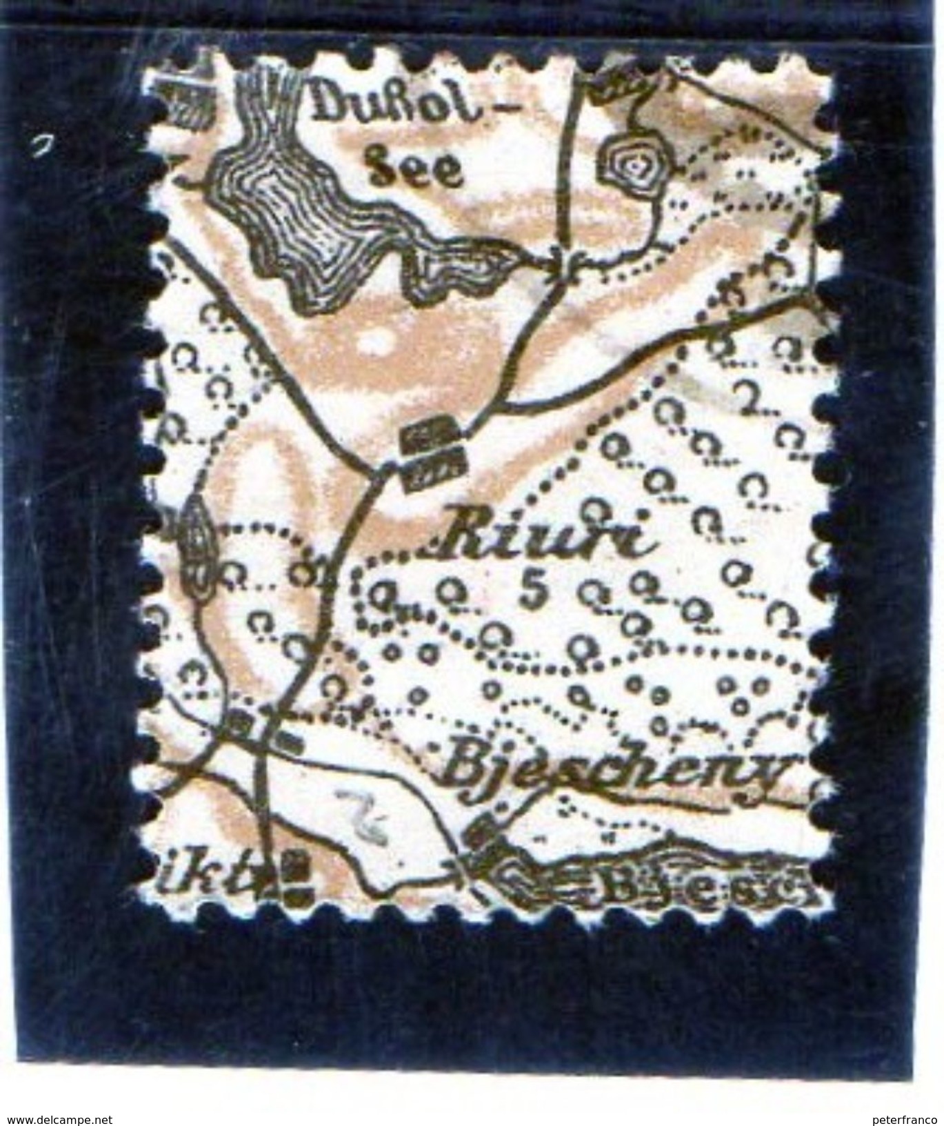 B - 1919 Lettonia - Simbolo (su Cartageografica) - Lettonia