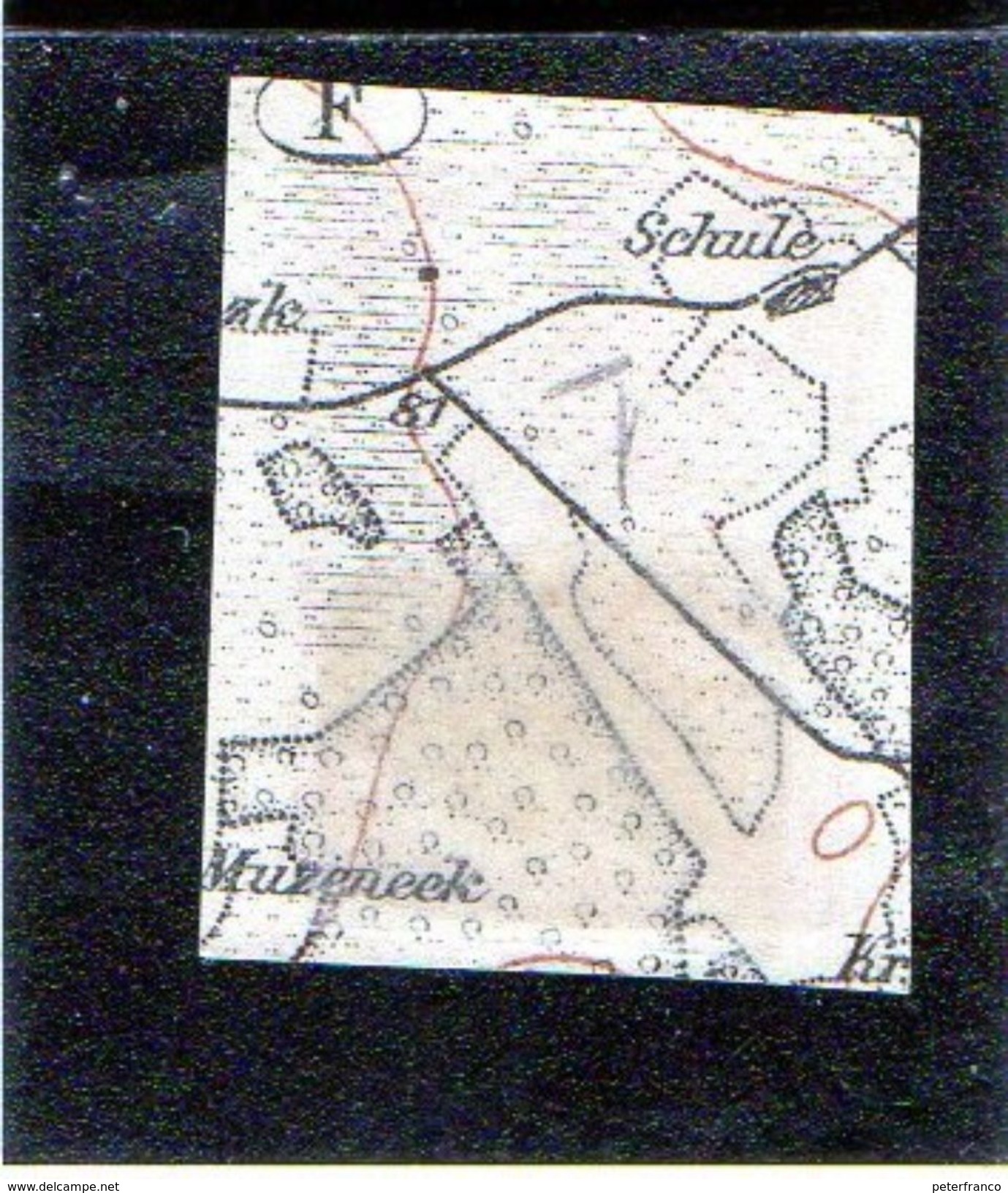 B - 1918 Lettonia - Simbolo (su Carta Geografica) Linguellato - Lettonia