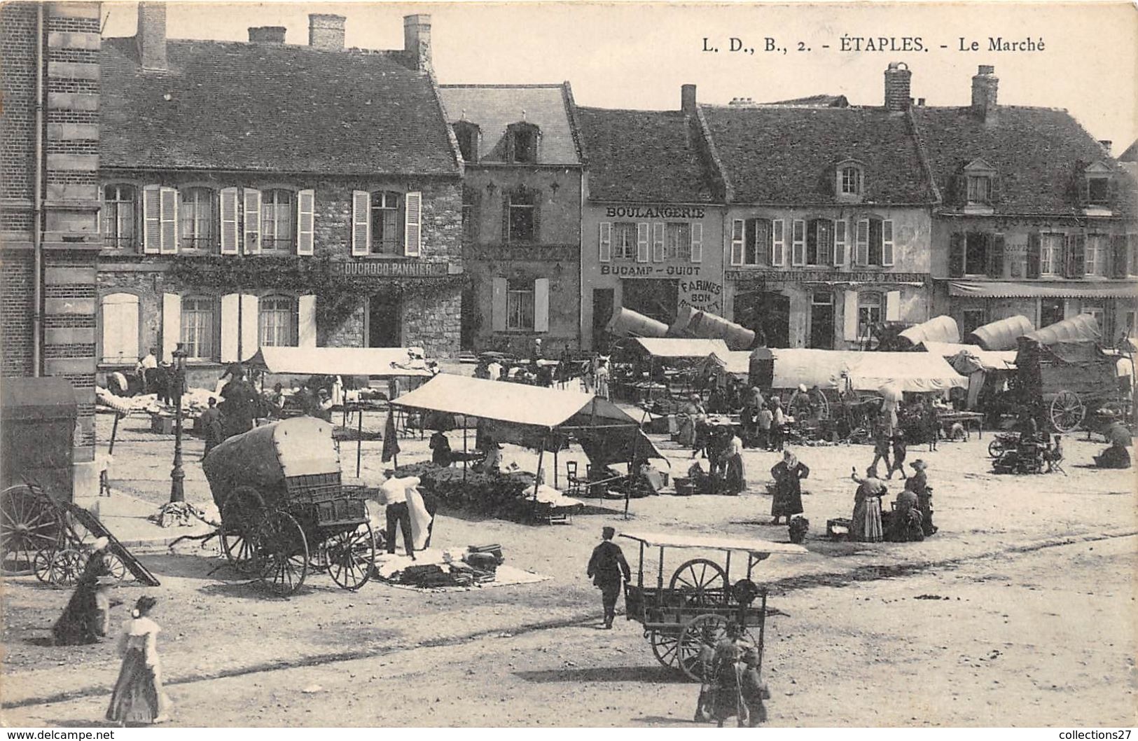 62-ETAPLES- LE MARCHE - Etaples