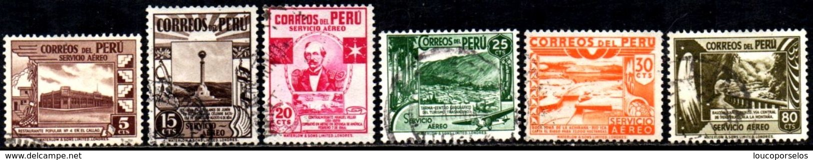 06326 Peru Aéreo 49/53 + 46 Diversos U - Peru