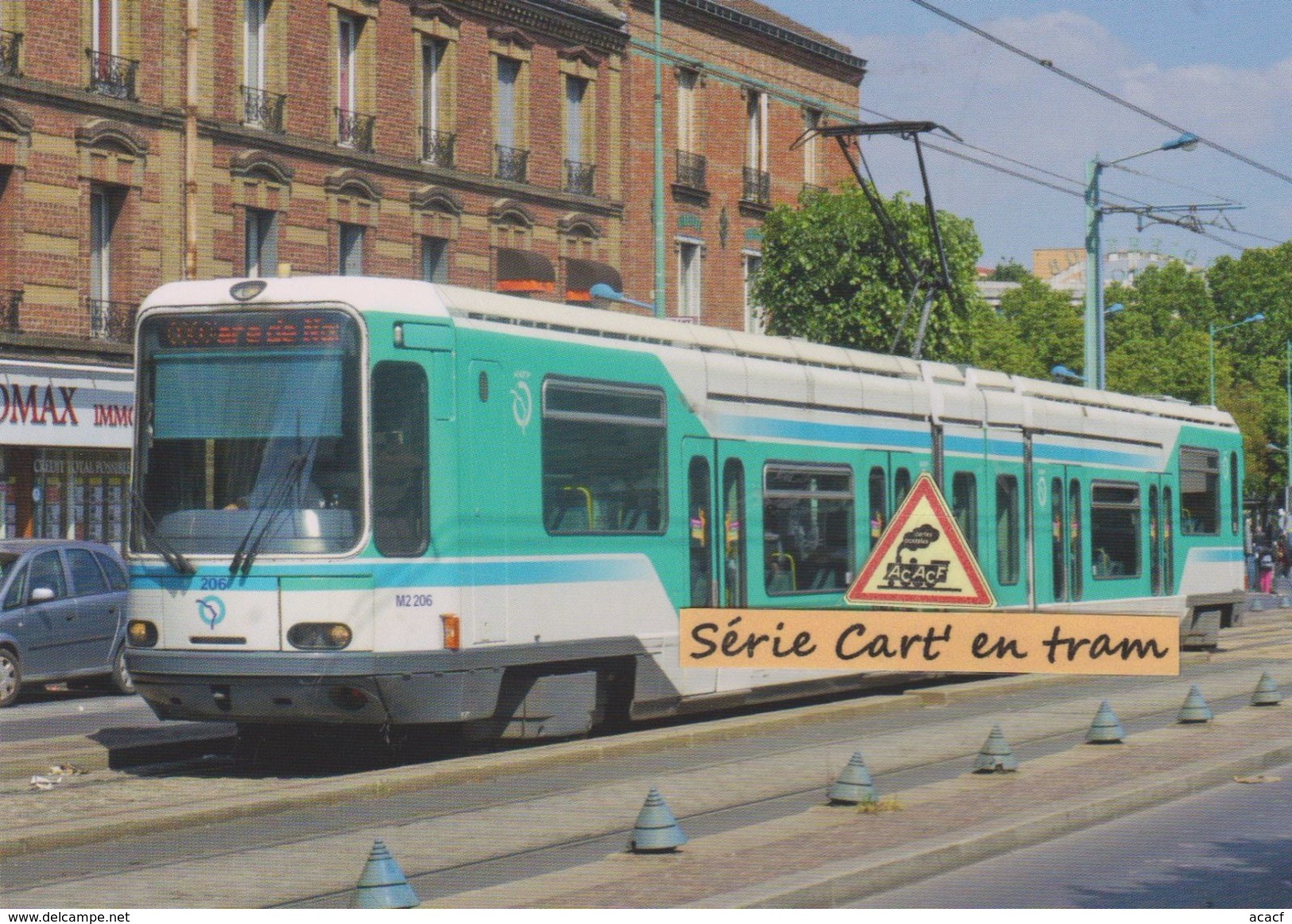 Rame TFS  Alsthom Du Tramway T1 RATP, à Saint-Denis (93) - - Tramways