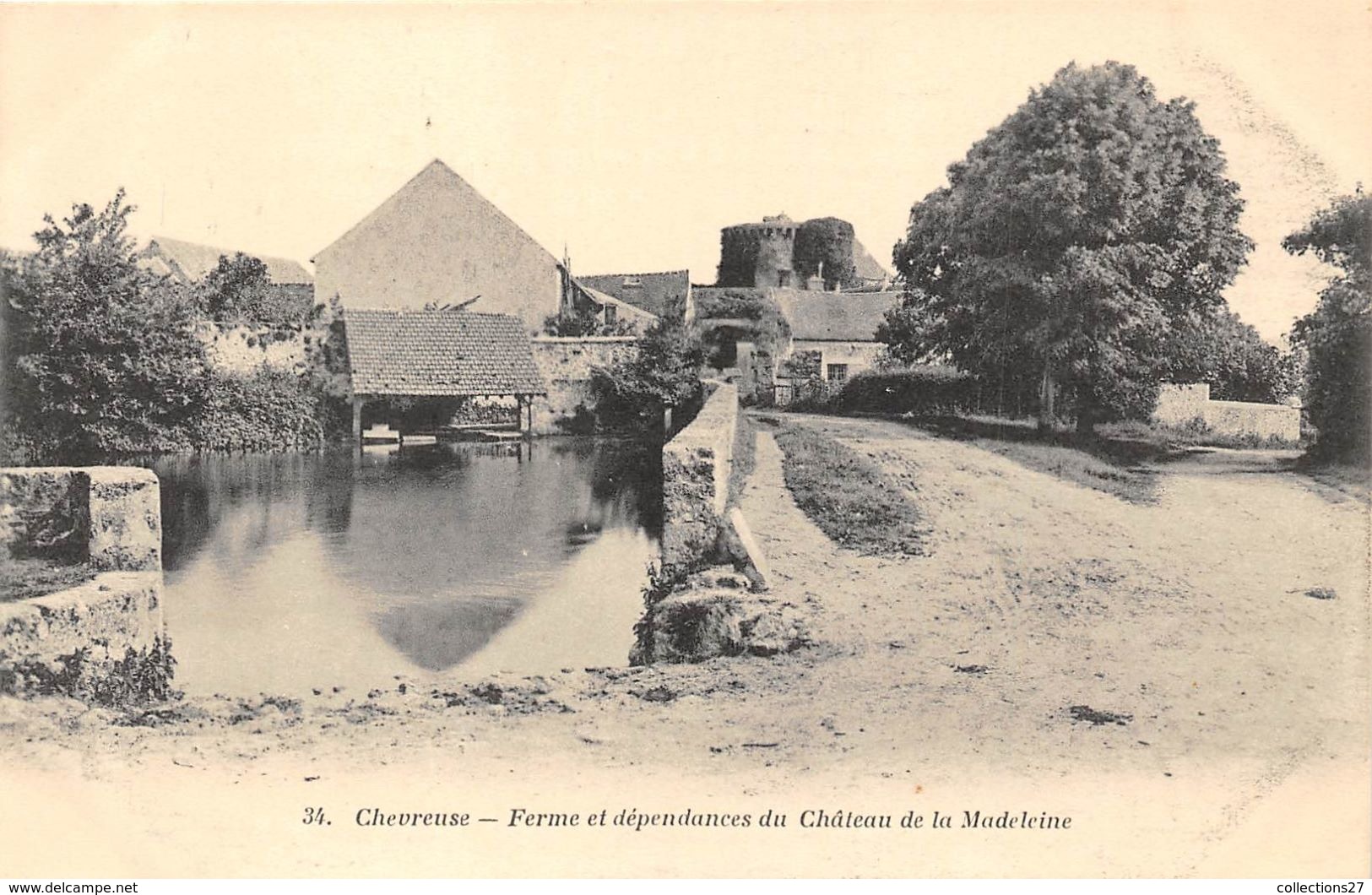 78-CHEVREUSE- FERME ET DEPENDANCES DU CHÂTEAU DE LA MADELEINE - Chevreuse