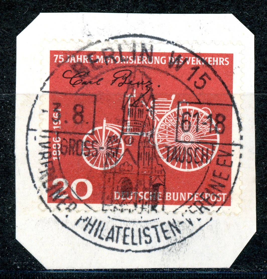 Nr. 364 Zentrischer Vollstempel "Berlin W 15 - Berliner Philatelisten Vereine" Briefstück - Used Stamps