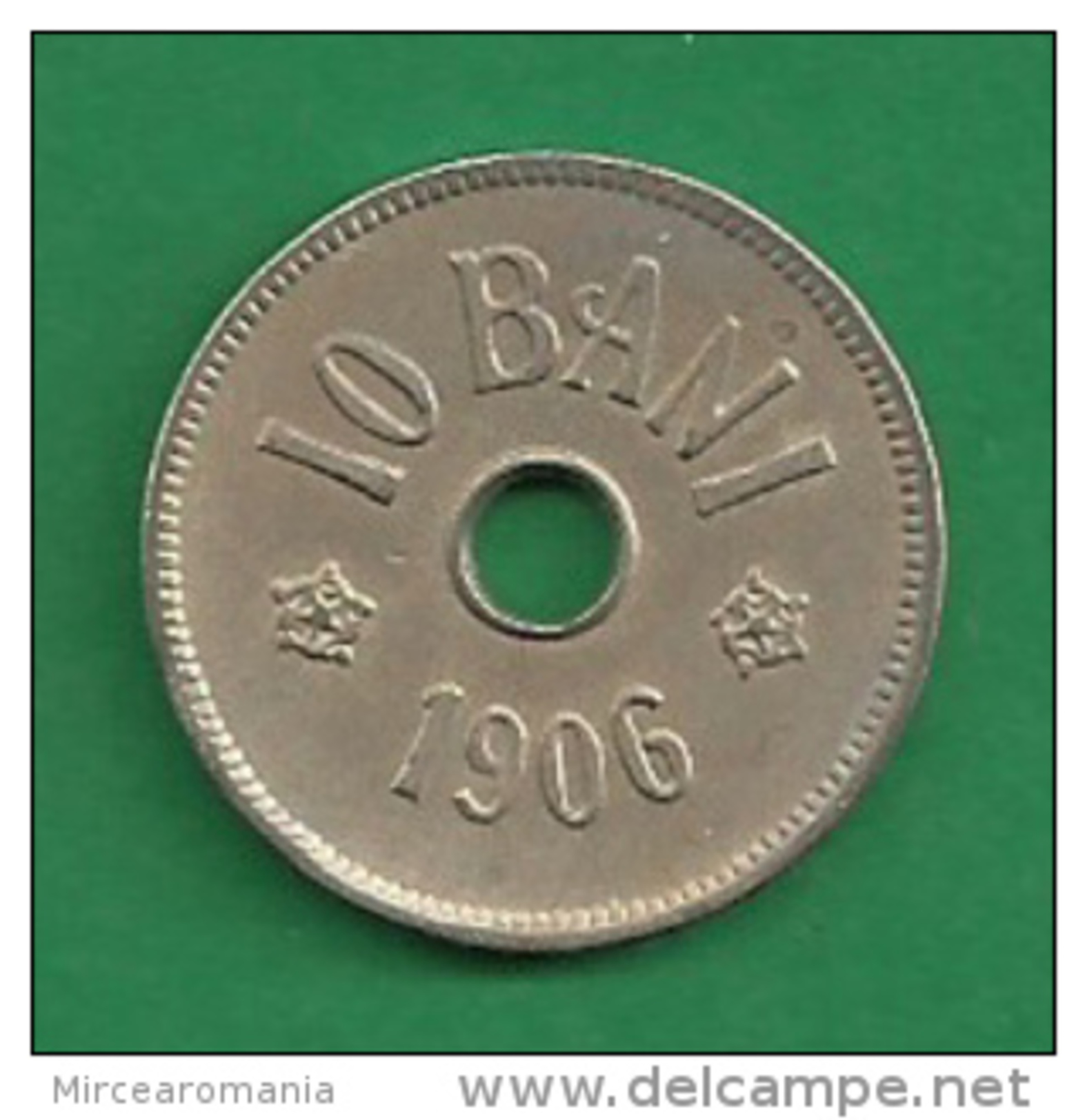 = ROMANIA - 10 BANI - 1906 -   # 83 = - Rumania