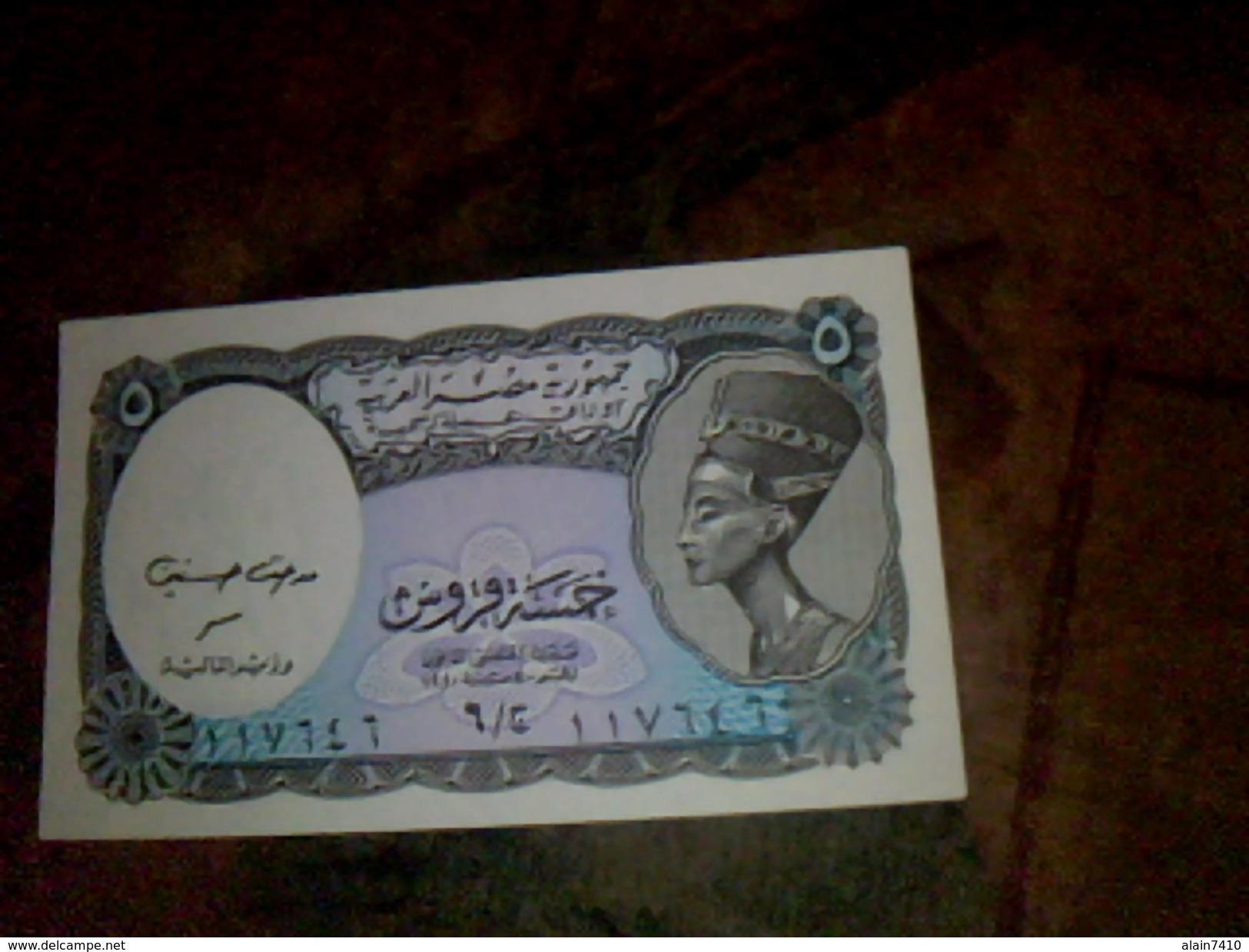 Billet Neuf De  5 Piastres Egypte Neuf Ttbe - Egypte