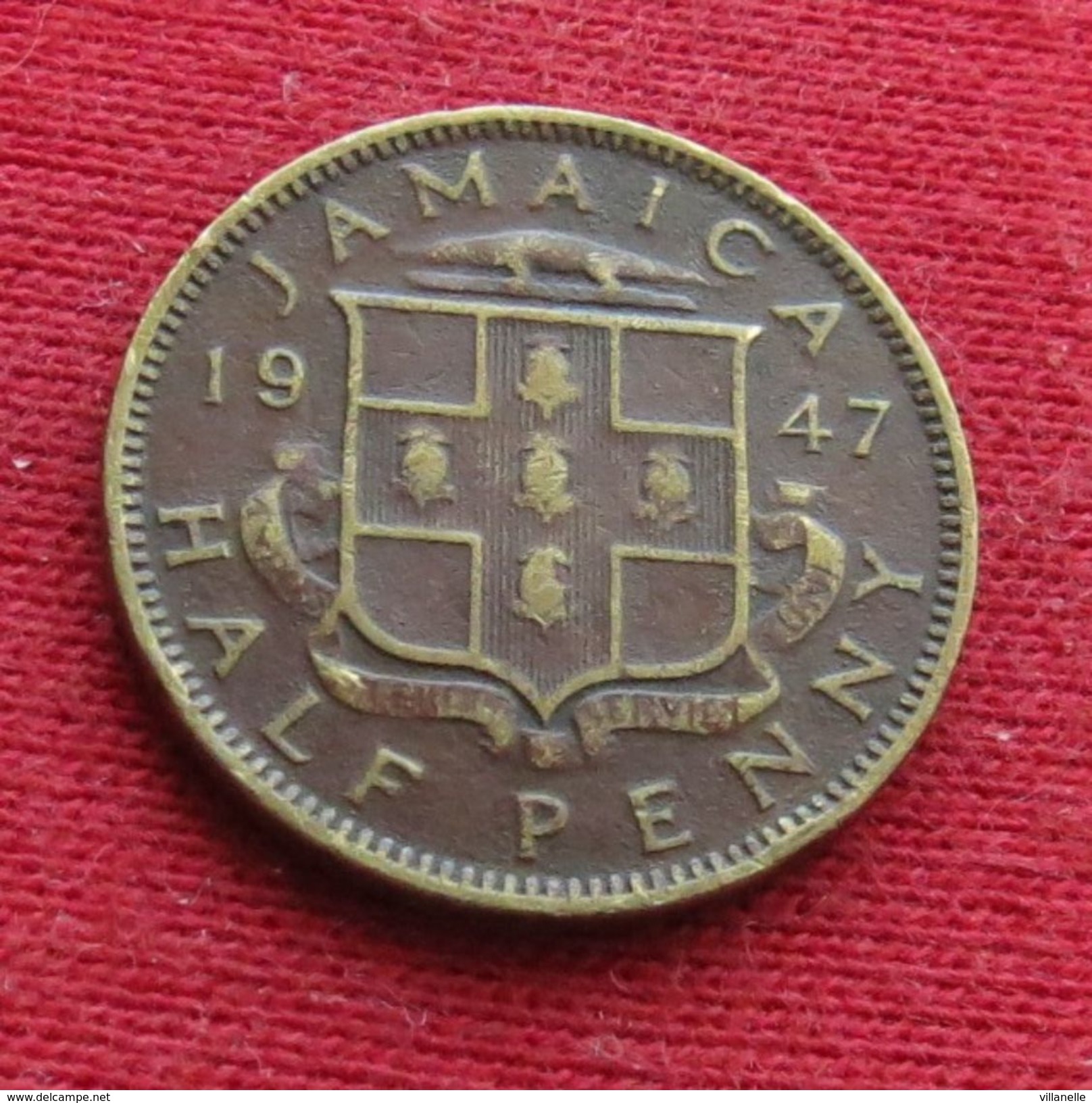 Jamaica 1/2 Half Penny 1947 KM# 31 Lt 675 *VT Jamaique Jamaika - Jamaique