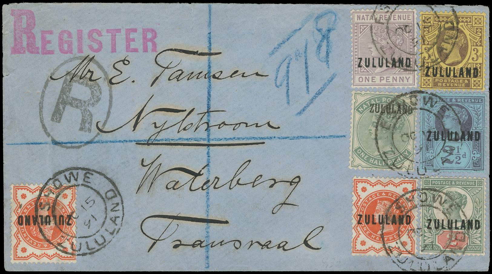 Zululand - Lot No. 1495 - Zululand (1888-1902)