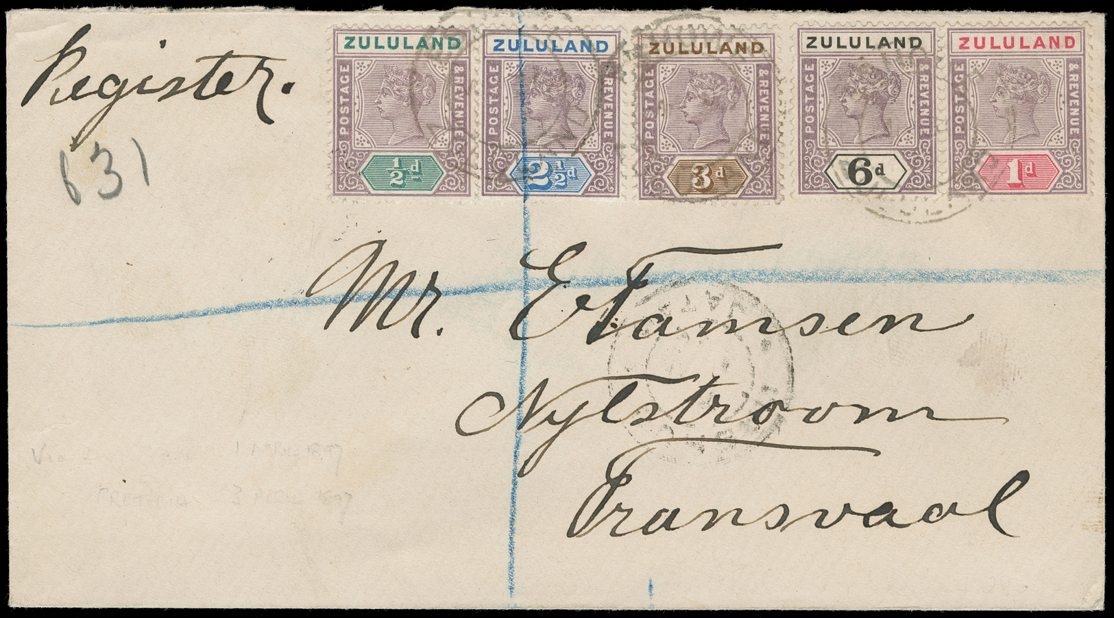 Zululand - Lot No. 1497 - Zululand (1888-1902)