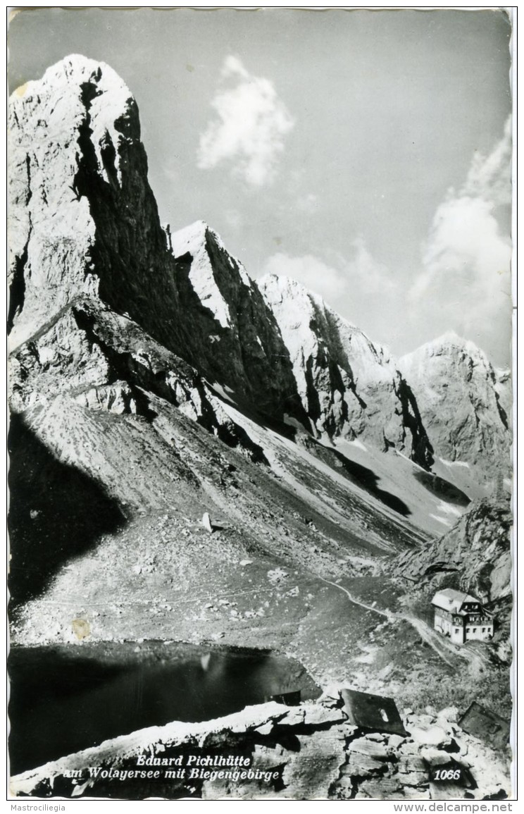 AUSTRIA  KÄRNTEN  Eduard Pichl Hütte Wolayersee Mit Biegengebirge - Lesachtal