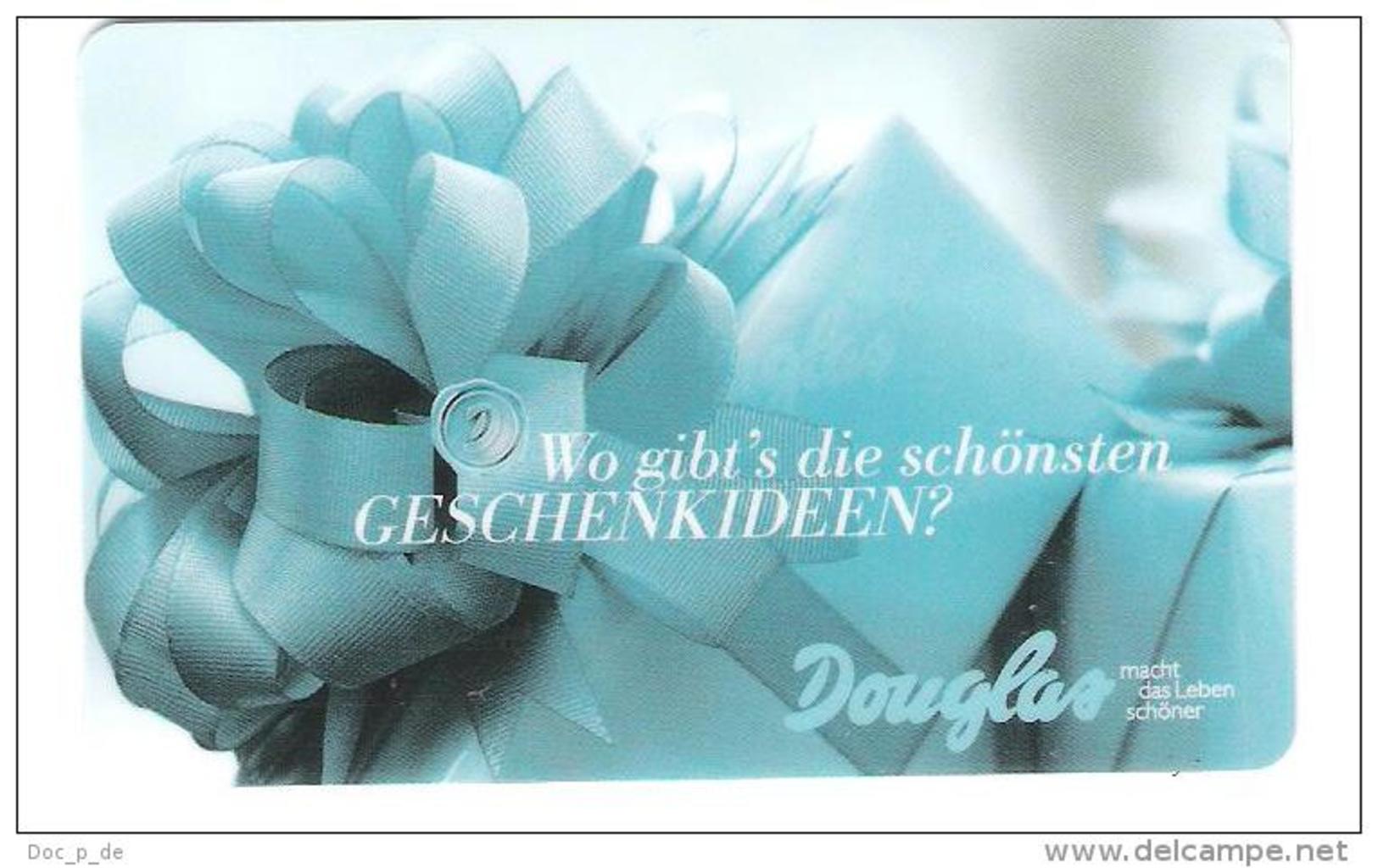 Germany - Allemagne - Douglas - Parfümerie - Carte Cadeau - Carta Regalo - Gift Card - Geschenkkarte - Gift Cards