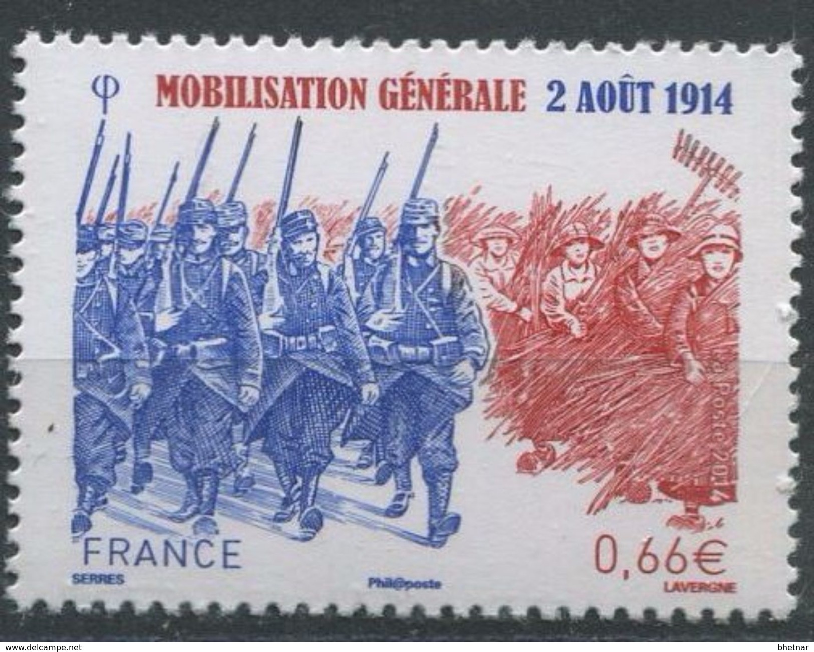 FR YT 4889 " Mobilisation Générale " 2014 Neuf** - Neufs