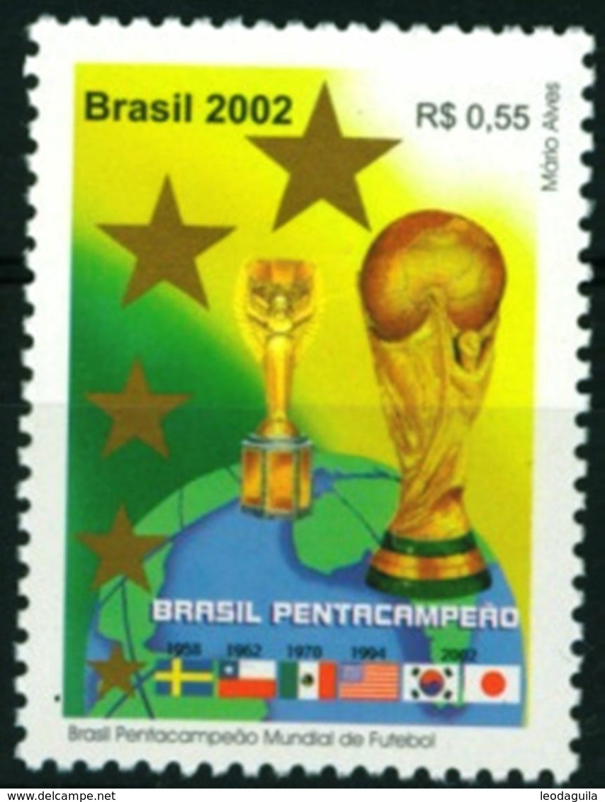 BRAZIL #2848  -  Brazil World Soccer Champion  - Soccer - Mnh - Neufs