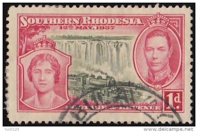 SOUTHERN RHODESIA - Scott #38 Coronation / Used Stamp - Southern Rhodesia (...-1964)