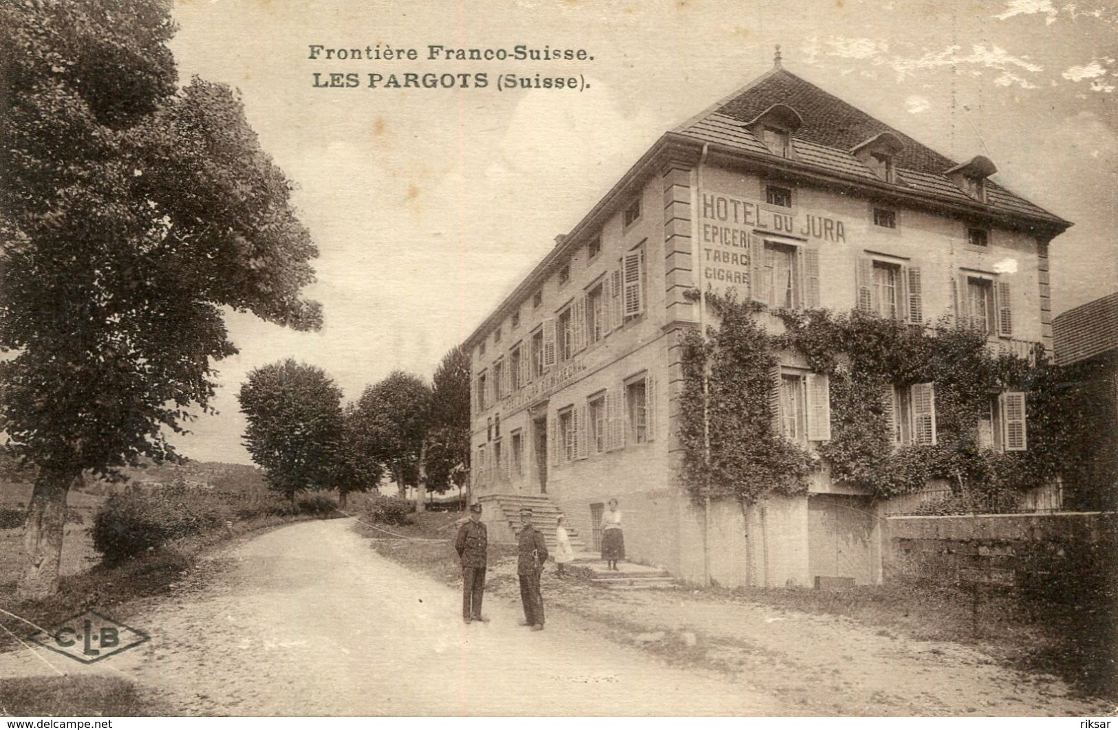 FRONTIERE(DOUANE) LES PARGOTS - Douane