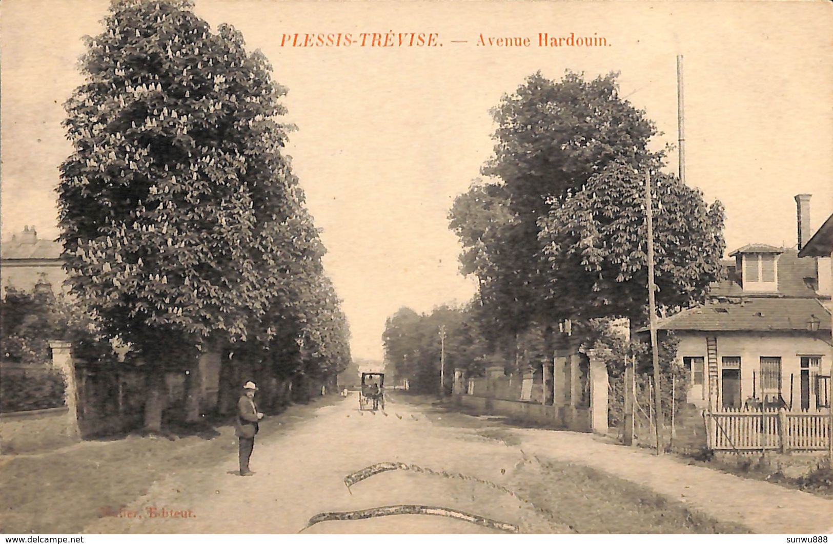 94 - Plessis Trévise - Avenue Hardouin (animée) - Autres & Non Classés