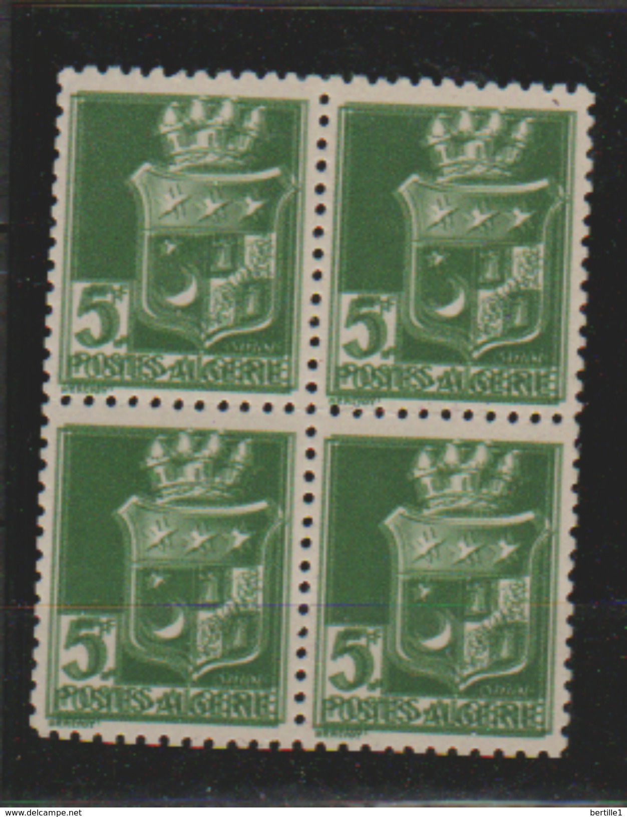 ALGERIE               N° YVERT   183a X 4    NEUF SANS CHARNIERES  ( N 518 ) - Neufs