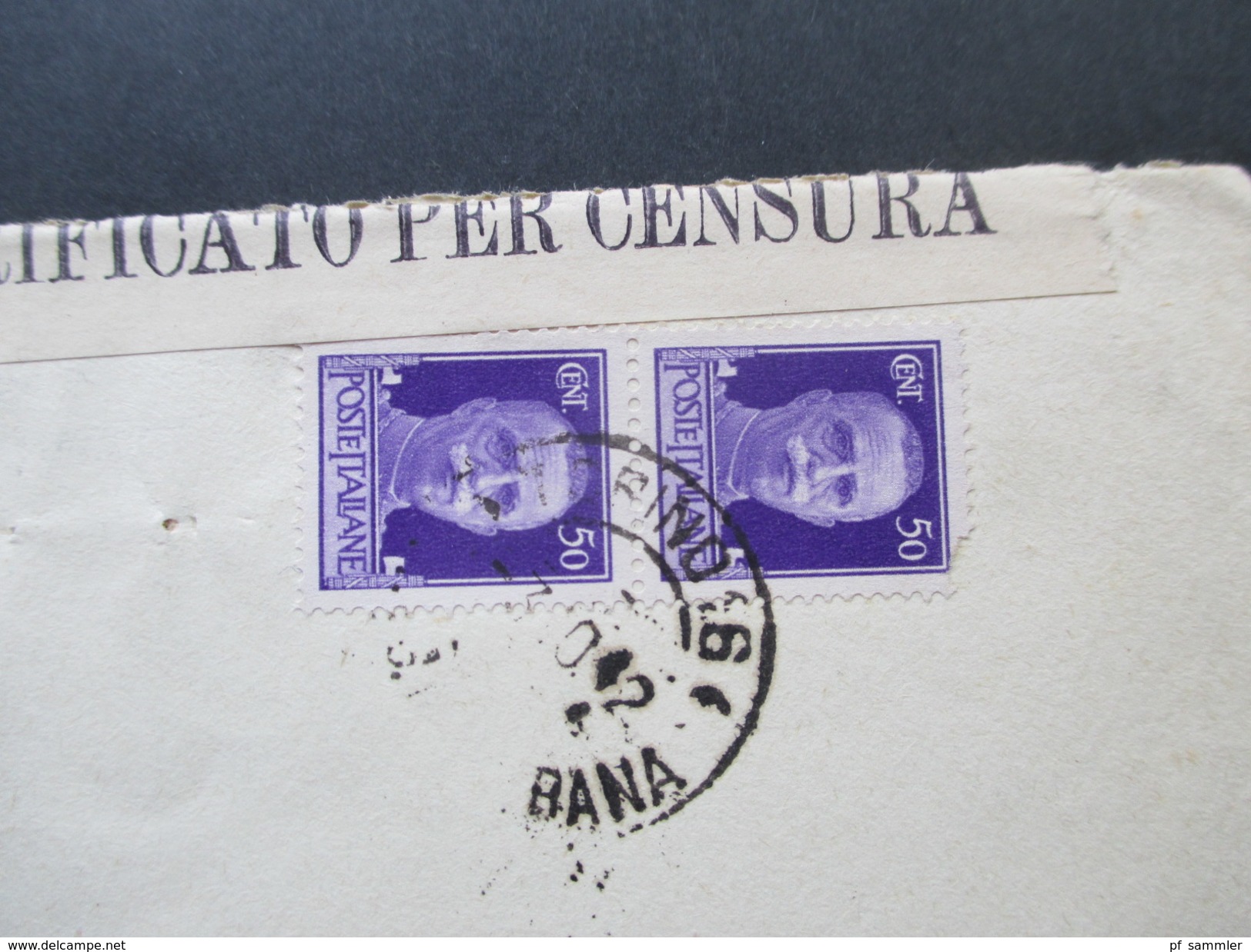 Italien 1942 Zensurpost  Viele Zensurstempel / Mehrfachzensur . OKW Wehrmacht / Verificato Per Censura Torino 16 Usw... - War Propaganda