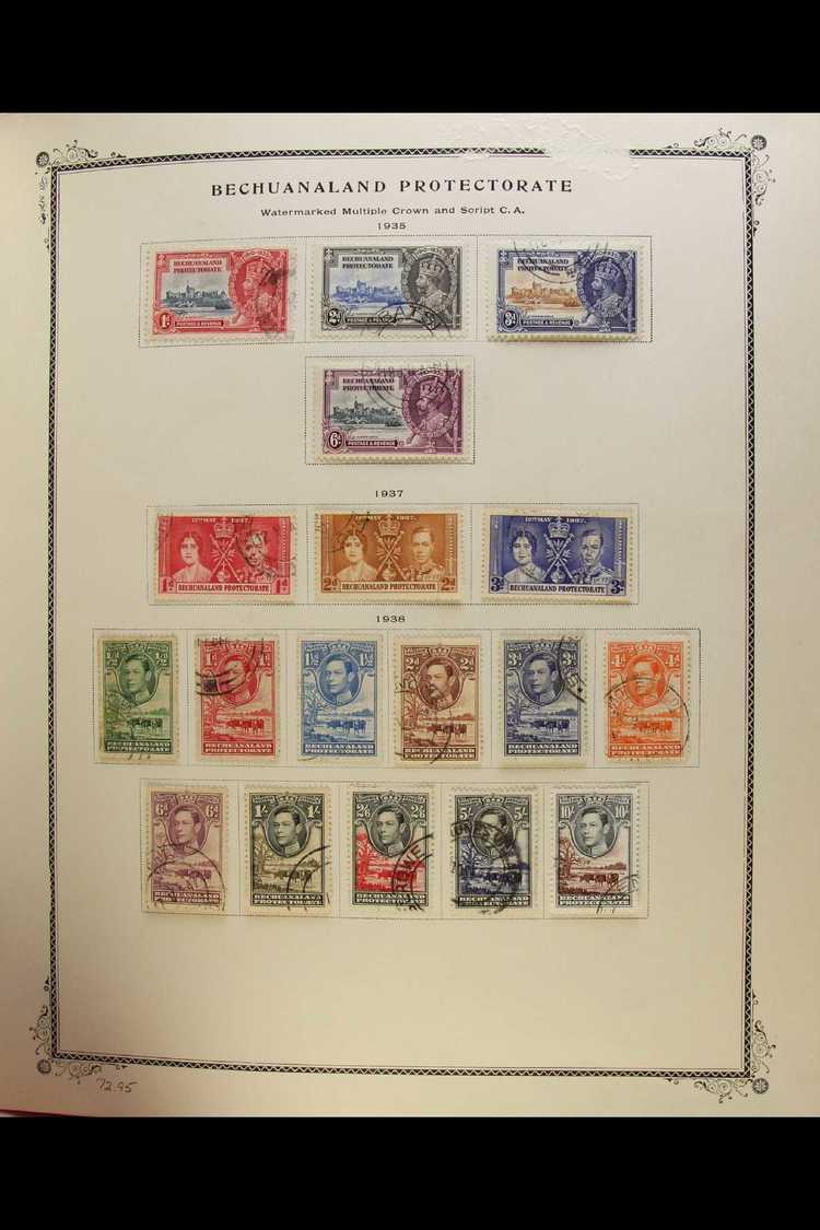 BRITISH AFRICA  USED COLLECTION - MANY STRONG COUNTRY RANGES From Across The Continent, We See Bechuanaland - Cat.£460+ - Other & Unclassified