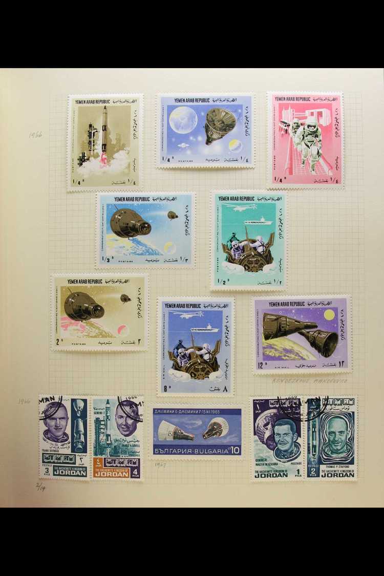 SPACE - UNITED STATES SPACE MISSIONS  1961-75 Thematic Collection Of Mint And Used Stamps, Covers, And Other Items Well - Other & Unclassified