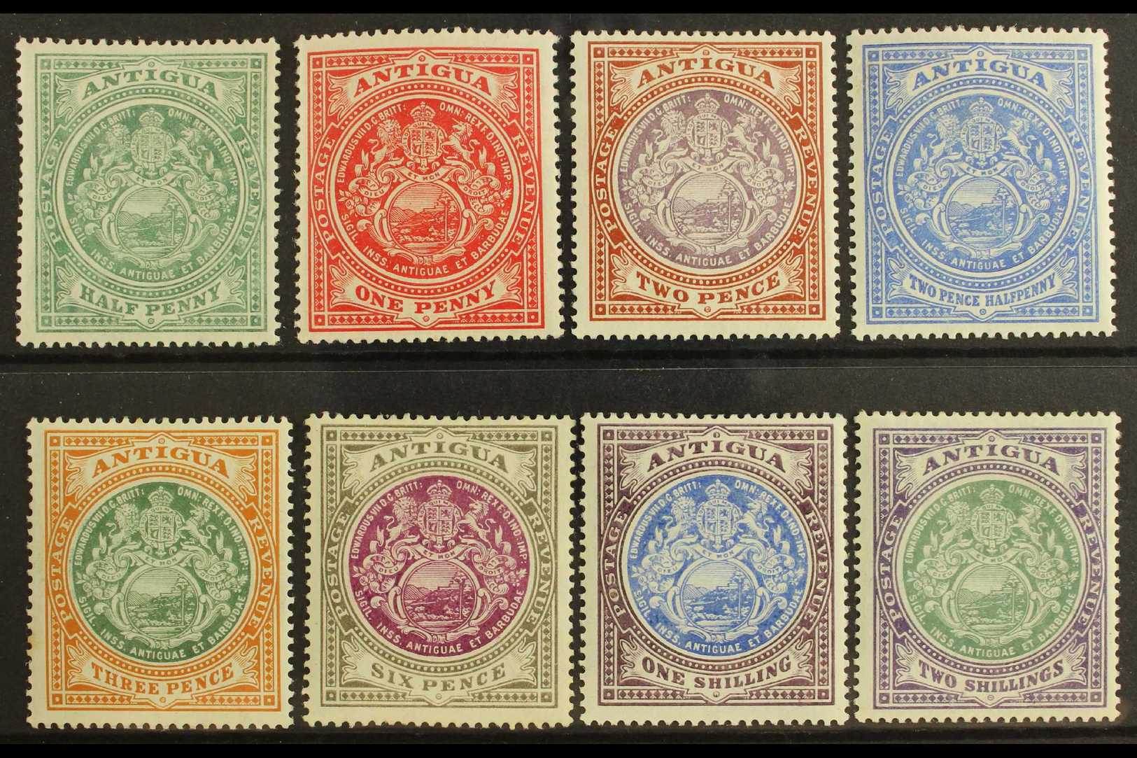 1908 - 17  Badge Of The Colony Set Complete, SG 41/50, Very Fine And Fresh Mint. (8 Stamps) For More Images, Please Visi - Other & Unclassified