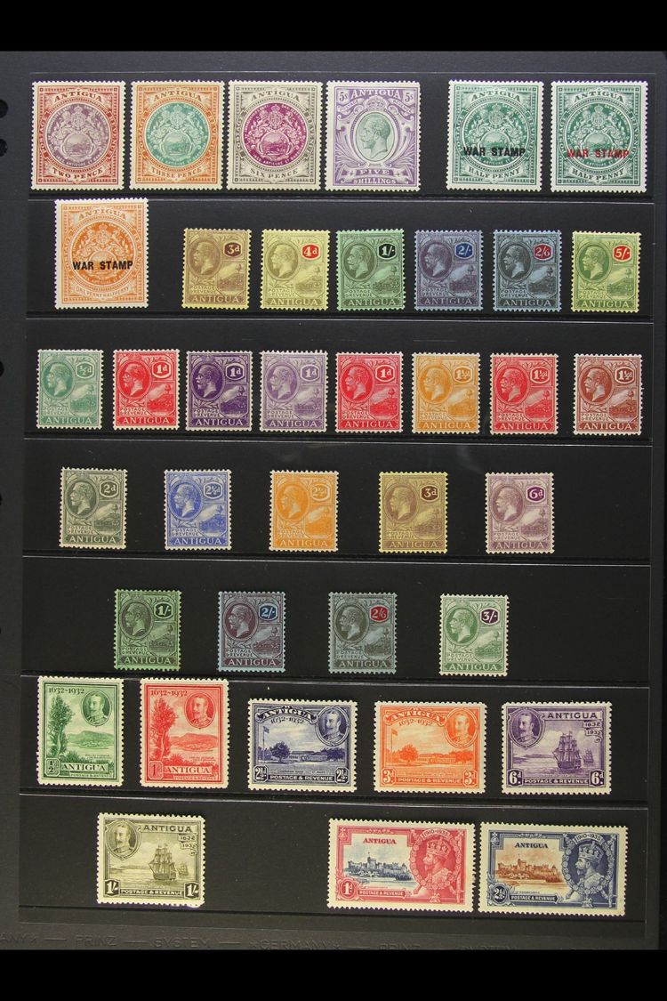 1911-36 MINT KGV COLLECTION  Presented On A Stock Page. Includes 1911 Arms 2d, 3d, & 6d, 1913 5s, 1921-29 Multi Crown Wa - Other & Unclassified