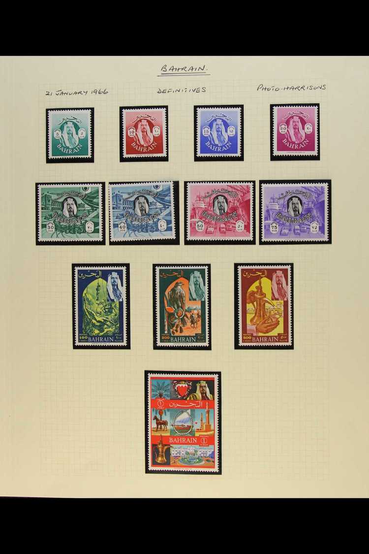 1966-75 NEVER HINGED MINT COLLECTION  An Attractive Collection Which Includes 1966 Complete Definitive Set, 1966 Trade F - Other & Unclassified