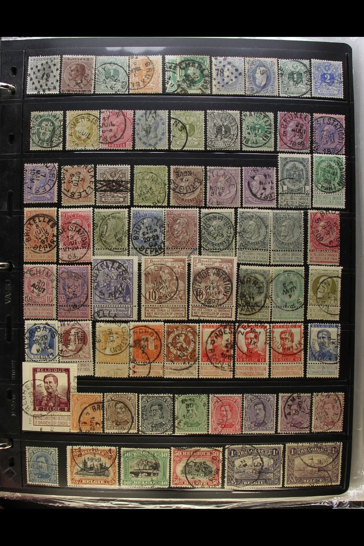 1865-1995 EXTENSIVE FINE USED COLLECTION.  An Attractive, ALL DIFFERENT Collection Presented Chronologically On Double S - Other & Unclassified