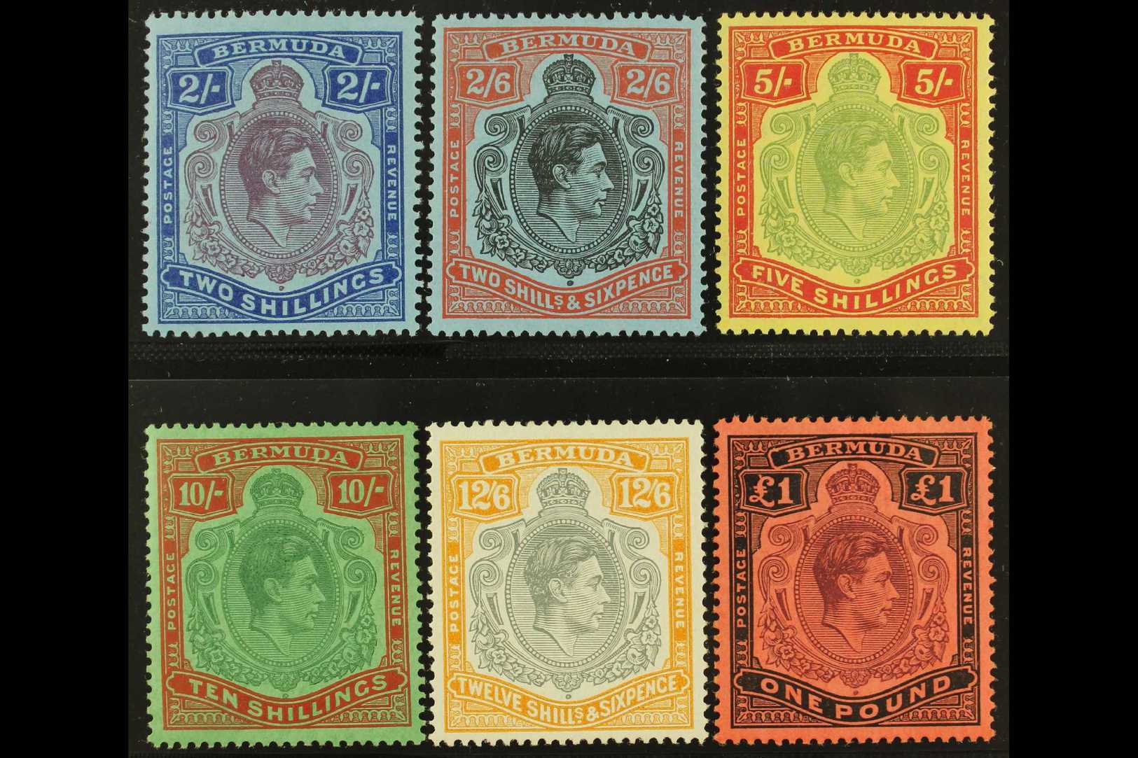 1938-53  KGVI Key Types Perf 14 Complete Set, SG 116d/21c, Very Fine Mint, Very Fresh. (6 Stamps) For More Images, Pleas - Other & Unclassified