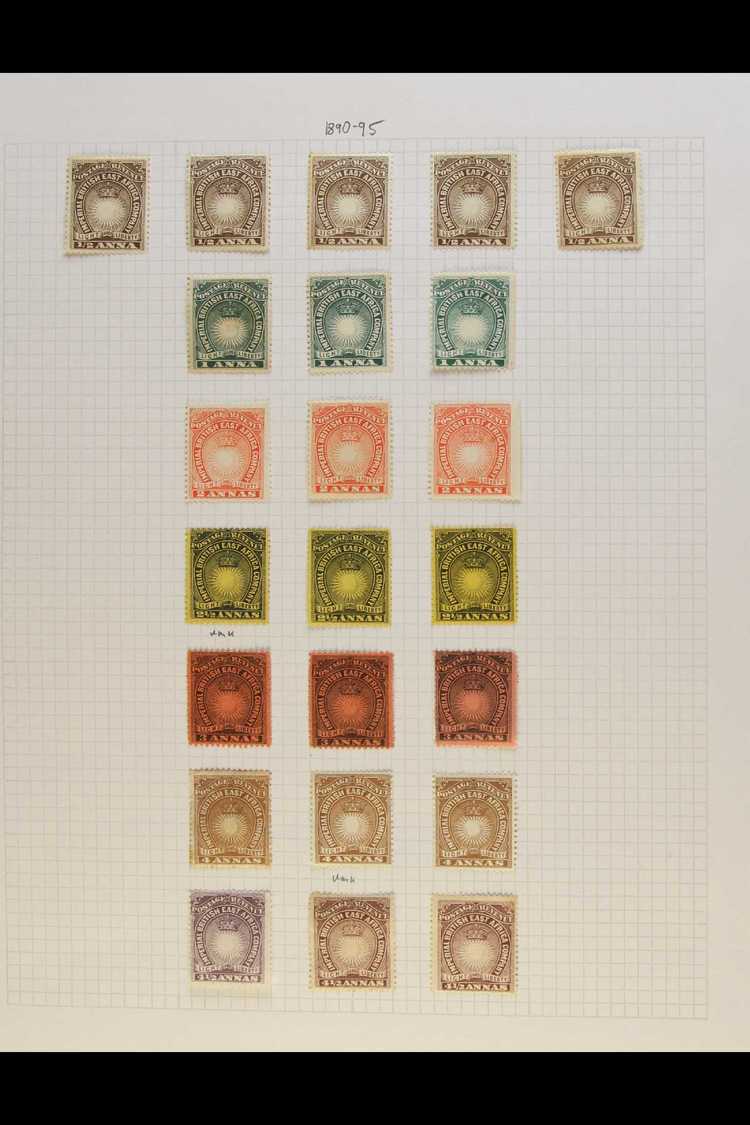 1890-1897 MINT COLLECTION  With Many Shades On Leaves, Inc 1890-95 Most Vals To 2r (x2), 3r (x3), 4r (x2) & 5r (x2) With - Other & Unclassified