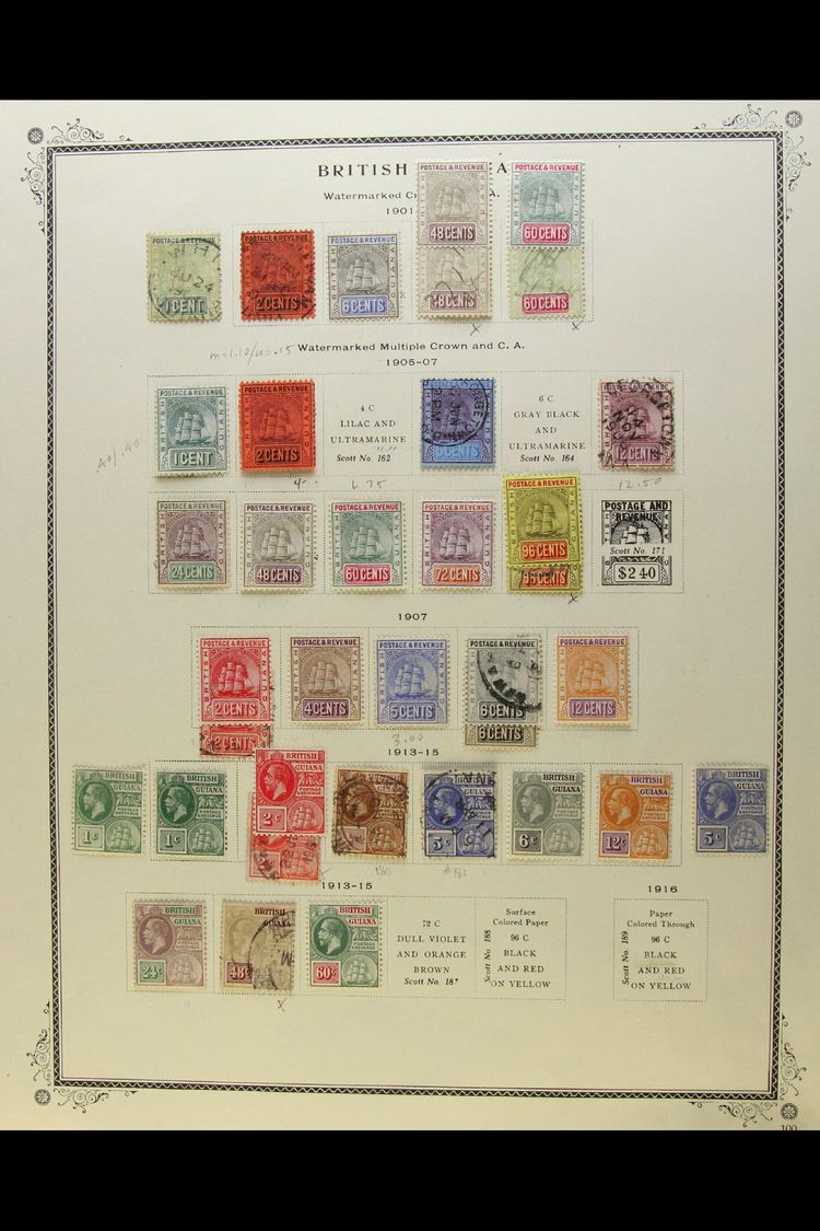 1862-1966 MINT AND USED COLLECTION  On Printed Pages, Mostly Fine Condition. Note 1863-76 Small Range To 48c Used; 1881 - Other & Unclassified