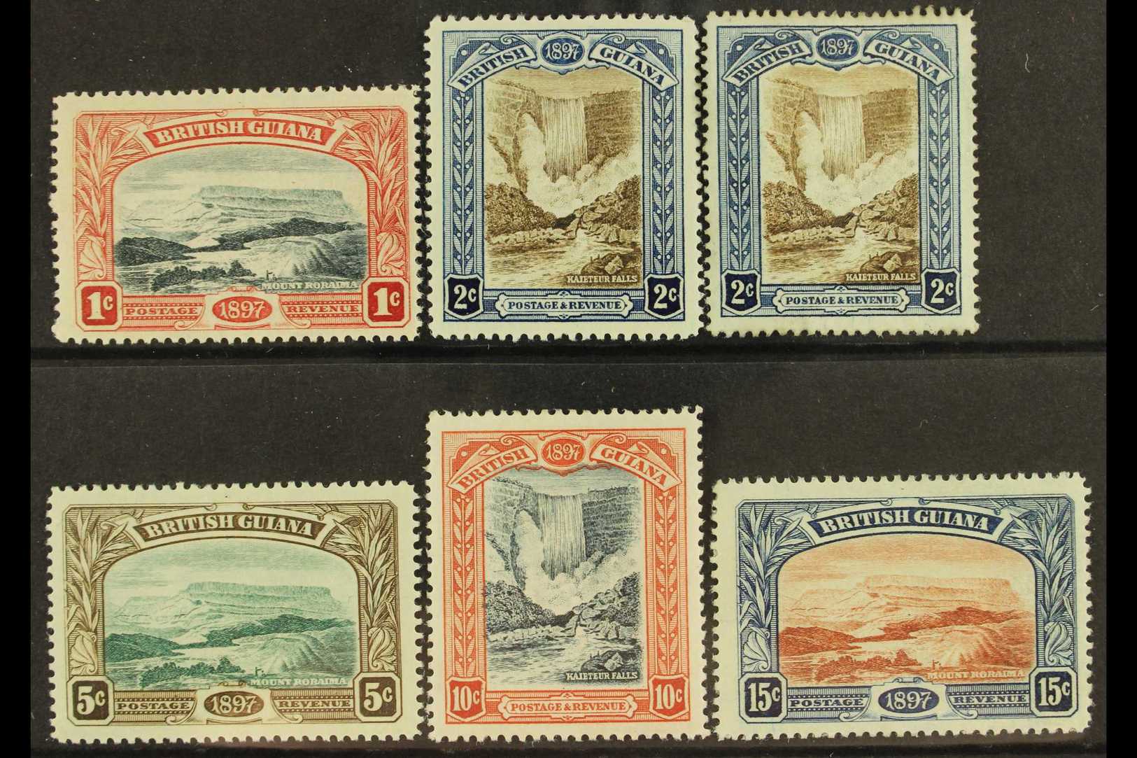 1898  Jubilee Complete Set, SG 216/21, Including Both 2c Shades, Fine Mint. (6 Stamps)  For More Images, Please Visit Ht - Other & Unclassified