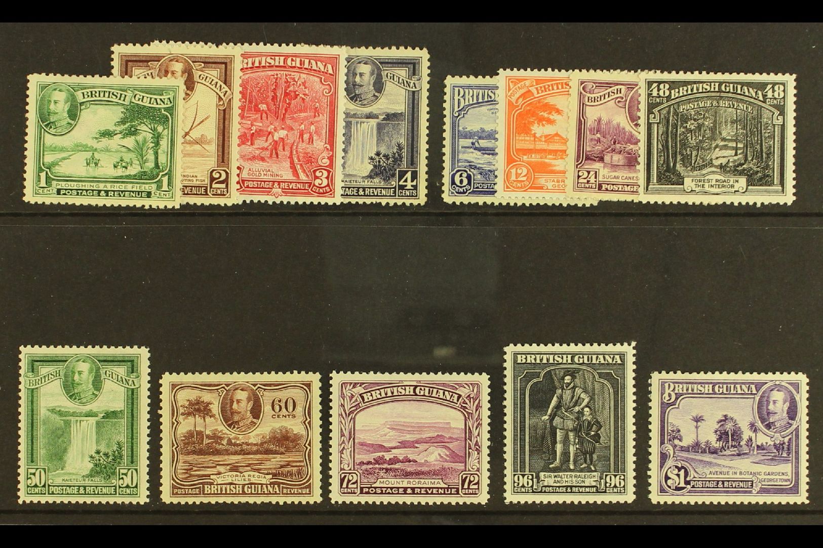 1934-51  Complete Definitive Set, SG 288/300, Fine Mint. (13 Stamps) For More Images, Please Visit Http://www.sandafayre - Other & Unclassified