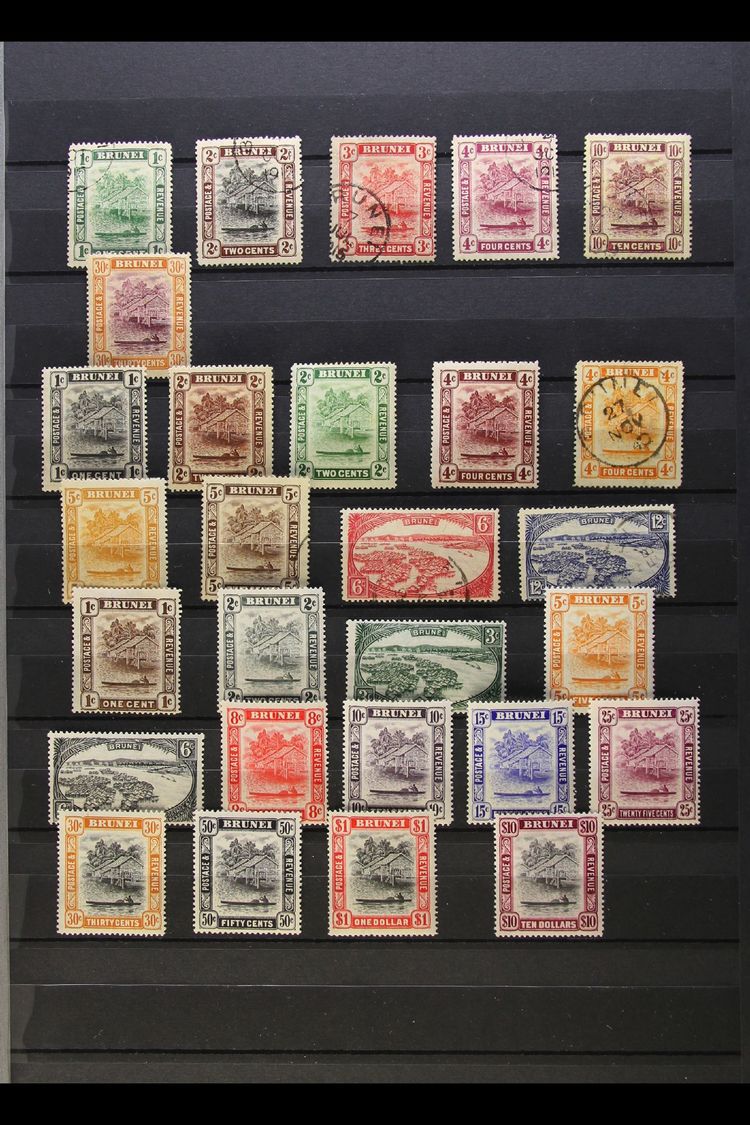 1908-1952 ALL DIFFERENT COLLECTION  Fresh Mint And Fine Used. With 1908-22 Range To 30c Including 3c Scarlet Type II Use - Other & Unclassified